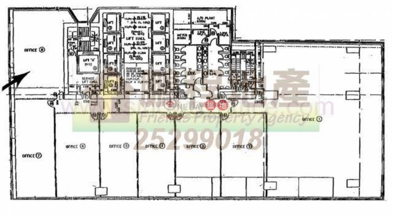 灣仔1580呎寫字樓出租