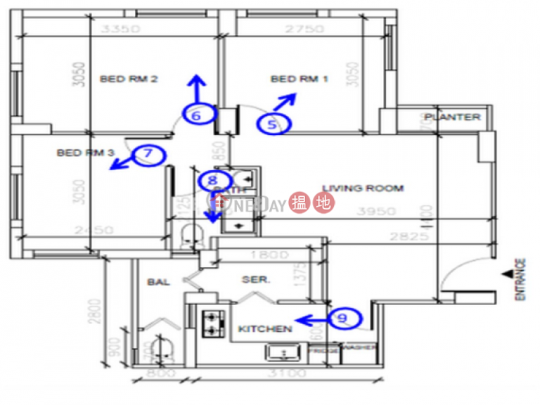 3 Bedroom Family Flat for Rent in Wan Chai