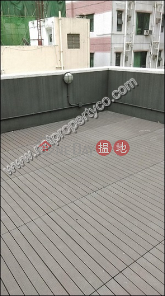 1-bedroom unit with a rooftop for lease in Wan Chai