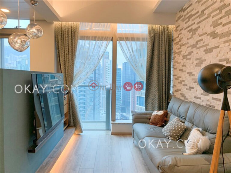 Tasteful 1 bedroom on high floor with balcony | Rental